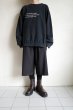 画像12: Fujimoto       overdyed sweatshirt "BROKEN THINGS"・BLACK (12)