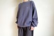 画像17: THE JEAN PIERRE       pigmentgrunge destoy sweatshirt・fade navy (17)