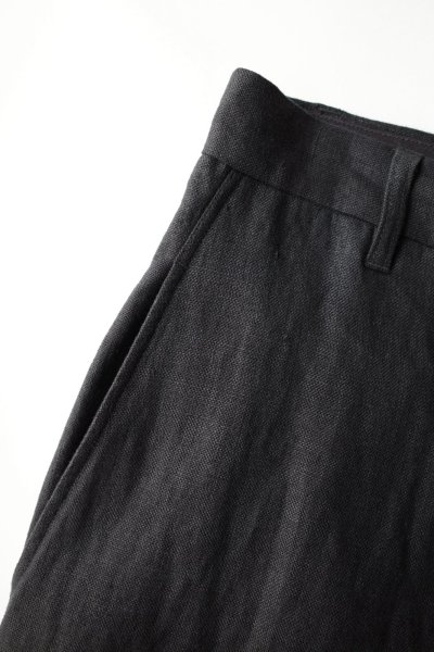 画像3: FOLL       wet linen wardrobe trouser・black