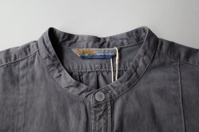 画像1: THE SUNNY       DYED DENIM DRESS SHIRTS・black