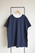 画像1: VOTE MAKE NEW CLOTHES       BI COLOR S/S T SHIRT・navy (1)