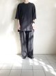 画像5: FOLL       cotton wool wardrobe tee・black (5)