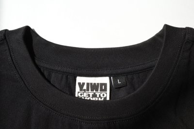 画像1: Y,IWO       "Totally Awesome"cap sleeve・teal×black