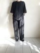 画像8: FOLL       cotton wool wardrobe tee・black (8)