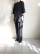 画像6: FOLL       cotton wool wardrobe tee・black (6)