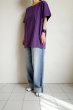 画像10: VOTE MAKE NEW CLOTHES       BI COLOR S/S T SHIRT・purple (10)