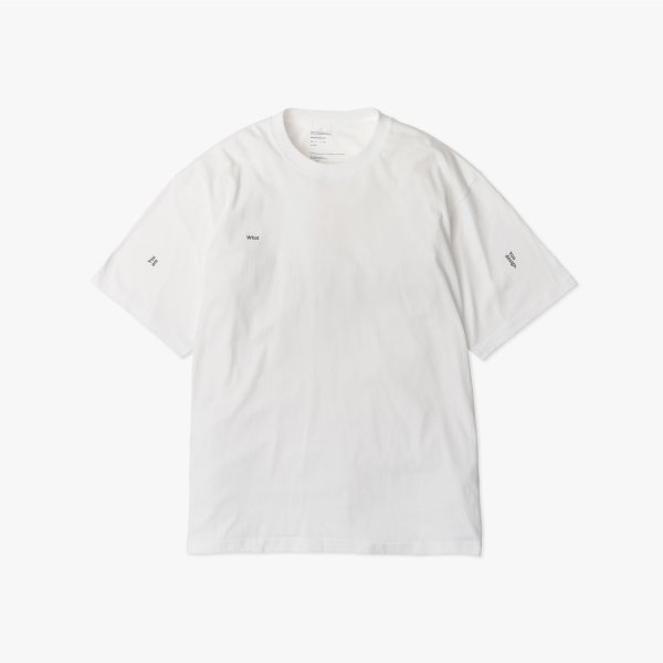 画像1: UNTRACE        TEE S/S "4"・WHITE (1)