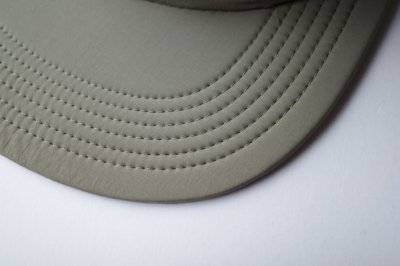 画像1:  GARBAGE      SOFT BRIM 6 PANEL CAP (BIG PEACE)・DK.OLIVE×WHITE EMB