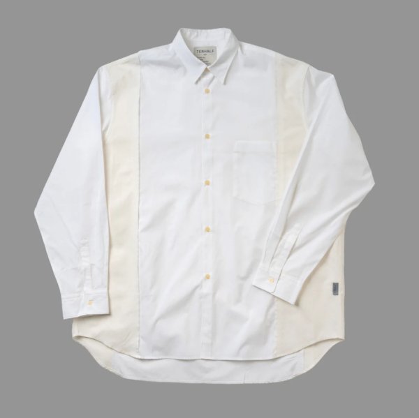 画像1: TENHALF       DOKING SHIRT・WHITE (1)
