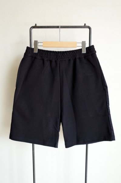 画像1: renewces       "combi shorts of different materials"・black×corduroy (1)