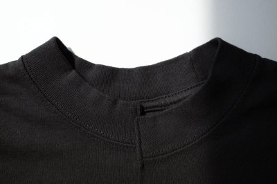 画像1: renewces       "front switching embroidery T-sh"・black×tricolr MATTERS