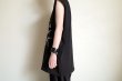 画像9: phebus       TWO BIRDS SLEEVELESS T-SHIRT・BLACK (9)