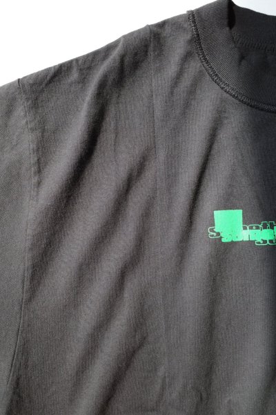 画像2: renewces       "docking T-sh in different sizes"・black×lime green
