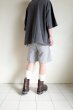 画像12: renewces       "combi shorts of different materials"・wht.blue×grey (12)