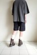 画像12: renewces       "combi shorts of different materials"・black×corduroy (12)