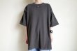 画像7: renewces       "different lengths for front&back T-sh"・off black (7)