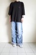 画像10: renewces       "front switching embroidery T-sh"・black×tricolr MATTERS (10)