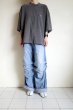 画像10: renewces       "front switching embroidery T-sh"・shadow×monotone MATTERS (10)