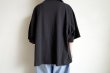 画像9: renewces       "front switching embroidery T-sh"・black×tricolr MATTERS (9)