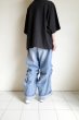 画像13: renewces       "front switching embroidery T-sh"・black×tricolr NOTHING (13)