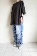 画像11: renewces       "different lengths for front&back T-sh"・off black (11)