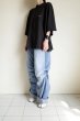 画像11: renewces       "front switching embroidery T-sh"・black×tricolr NOTHING (11)