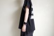 画像7: Y,IWO       "Totally Awesome"cap sleeve・teal×black (7)