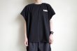 画像6: Y,IWO       "Totally Awesome"cap sleeve・teal×black (6)