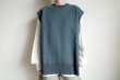 画像8: NEXUSVII.       DAMAGED CREW VEST・FADE GREEN (8)