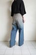 画像12: FOLL       gradation bleach&dyed wardrobe jeans・gray blue (12)