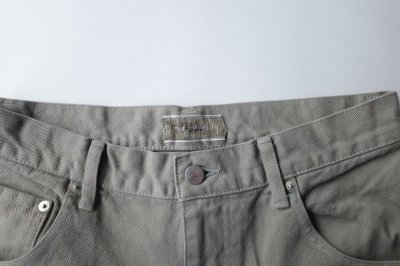画像1: FOLL       gradation bleach&dyed wardrobe jeans・gray blue