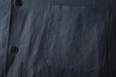画像3: FOLL       ramie oxford authentic daily shirt・navy