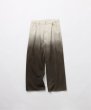 画像1: FOLL       gradation bleach&dyed wardrobe jeans・brown (1)