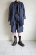画像12: FOLL       ramie oxford authentic daily shirt・navy (12)