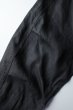 画像7: FOLL       ramie oxford authentic daily shirt・black (7)