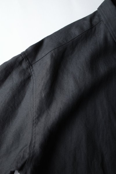 画像2: FOLL       ramie oxford authentic daily shirt・black