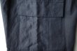 画像6: FOLL       ramie oxford baggy shorts・navy (6)