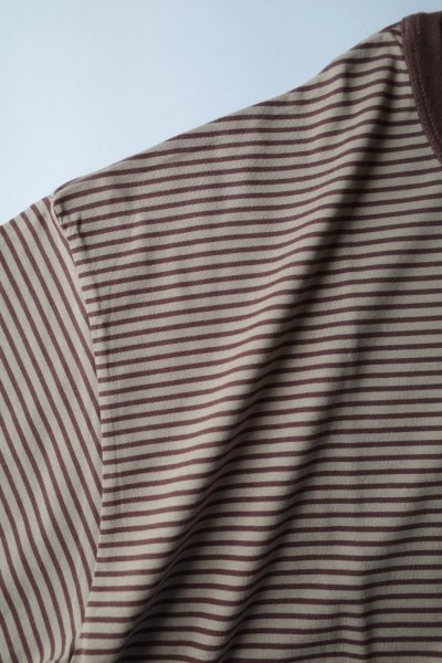 画像2: FOLL       wardrobe border tee・brown