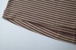 画像5: FOLL       wardrobe border tee・brown (5)