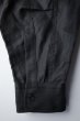 画像5: FOLL       ramie oxford authentic daily shirt・black (5)
