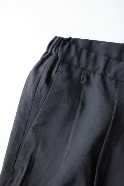 画像2: FOLL       summer wool wardrobe baggy shorts・black