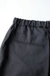 画像5: FOLL       summer wool wardrobe baggy shorts・black (5)
