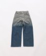 画像1: FOLL       gradation bleach&dyed wardrobe jeans・gray blue (1)