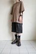 画像8: FOLL       wardrobe border tee・brown (8)