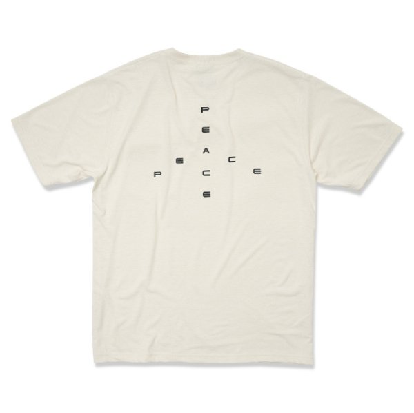 画像1:  GARBAGE      POCKET TEE (BIG PEACE)・O.WHITE (1)