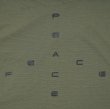 画像2:  GARBAGE      POCKET TEE (BIG PEACE)・OLIVE (2)