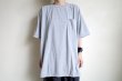 画像8:  GARBAGE      POCKET TEE (BIG PEACE)・ASH GREY (8)