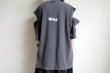 画像8: renewces       "inside-out shoulder slits T"・shadow×monotone (8)