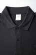 画像6: renewces       "3way Layered L/S POLO T-sh"・black×black (6)