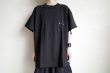 画像6: renewces       "large armholes oversized T-sh"・black renewces2 (6)